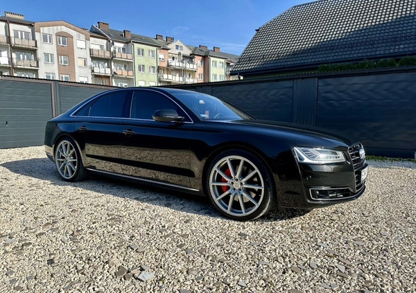 Audi A8 cena 130000 przebieg: 222400, rok produkcji 2013 z Okonek małe 466